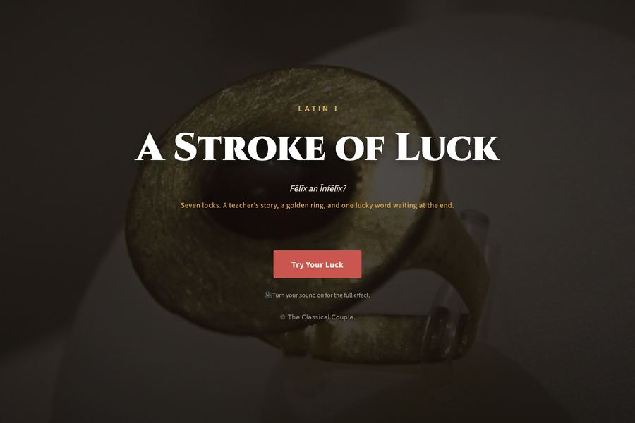 A Stroke of Luck: St Patrick's Day Latin escape room for Latin I