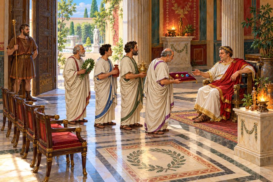 Gifts for the Patron: New Year Latin escape room for Latin II