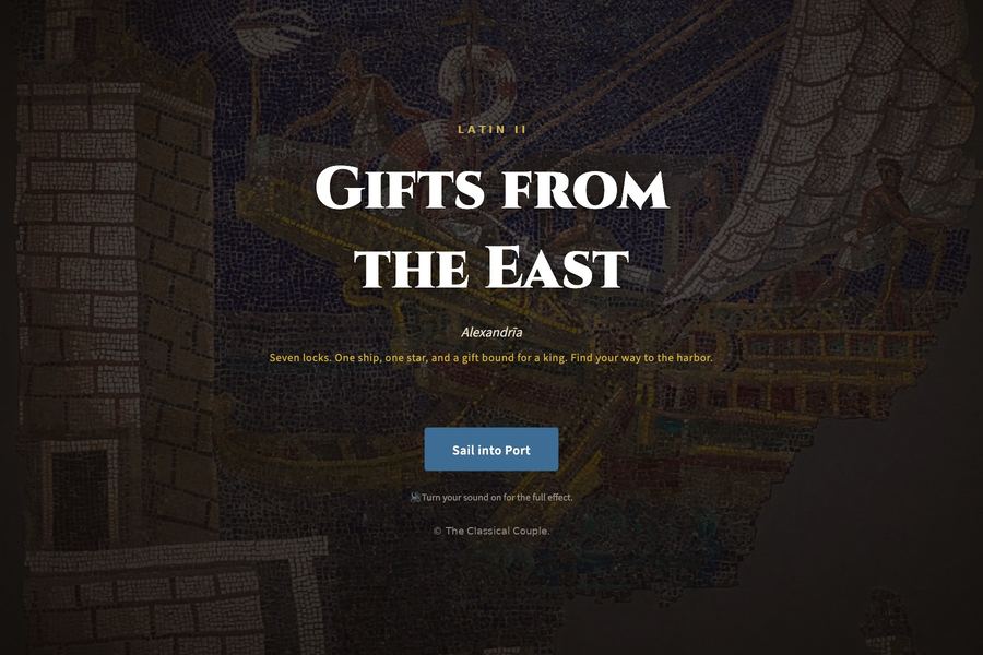 Gifts from the East: Christmas Latin escape room for Latin II