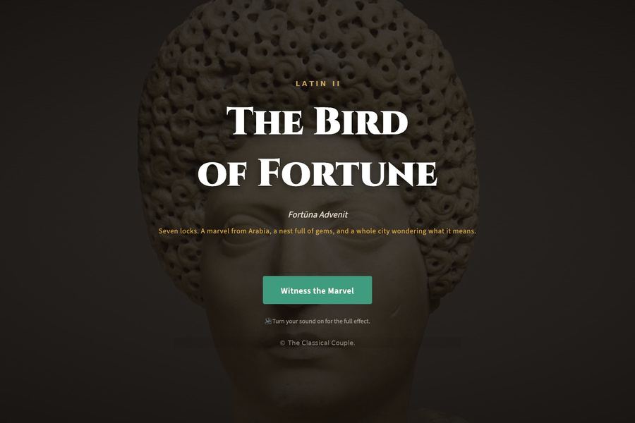 The Bird of Fortune: St Patrick's Day Latin escape room for Latin II