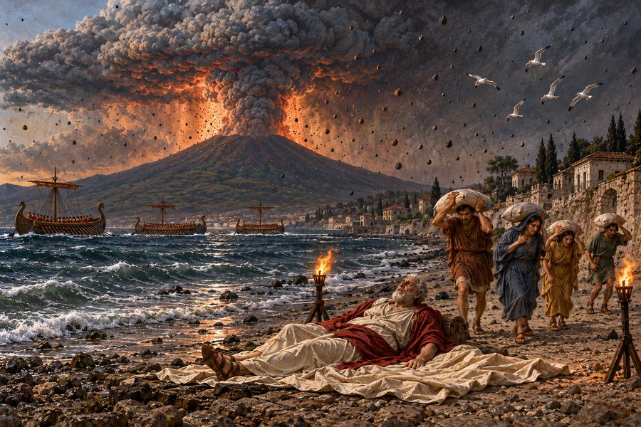 The Cloud over Vesuvius