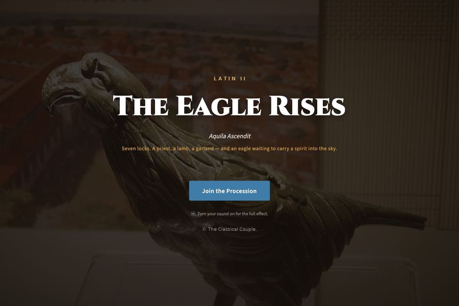 The Eagle Rises: Easter Latin escape room for Latin II