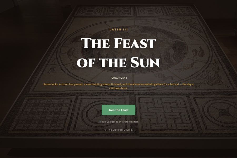 The Feast of the Sun: Easter Latin escape room for Latin III