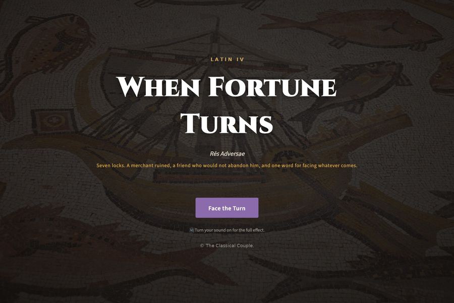 When Fortune Turns: St Patrick's Day Latin escape room for Latin IV